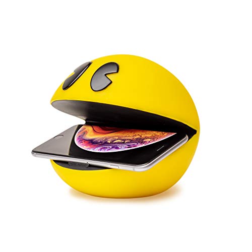 TEKNOFUN 811302 Pac-Man Wireless Smartphone Charger, Yellow