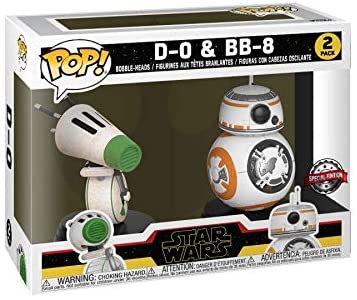 Star Wars D-0 y BB-8 ¡Excluye Funko 44121 Pop!