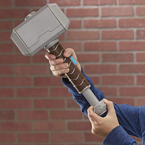 NERF Power Moves Marvel Avengers Thor Hammer Strike Hammer NERF Dart-Launching Toy