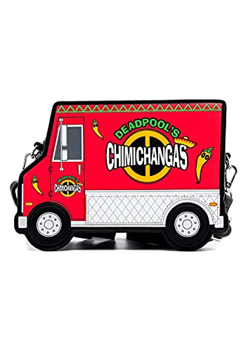 Pop By Loungefly Marvel Deadpool 30th Anniversary Chimichangas Food Truck Crossb