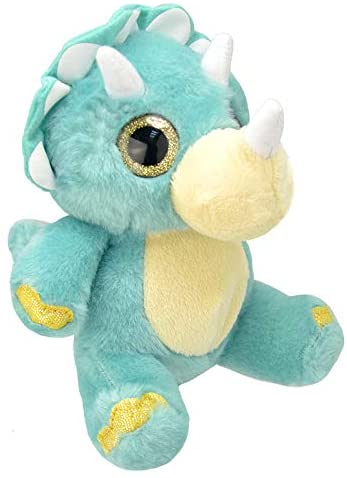 Orbys Wild Planet 25cm handgemaakte Triceratops knuffel, knuffel