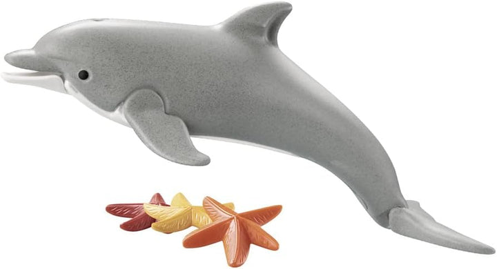 Playmobil 71051 Wiltopia Dolphine, Animal toy,for children 4-10, sustainable toy