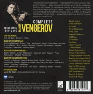 Maxim Vengerov - The Complete Recordings 1991-2007 [Audio CD]