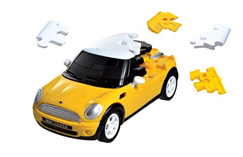 Herpa 80657074 Fun 3D Puzzle 80657074-Mini Cooper, Yellow