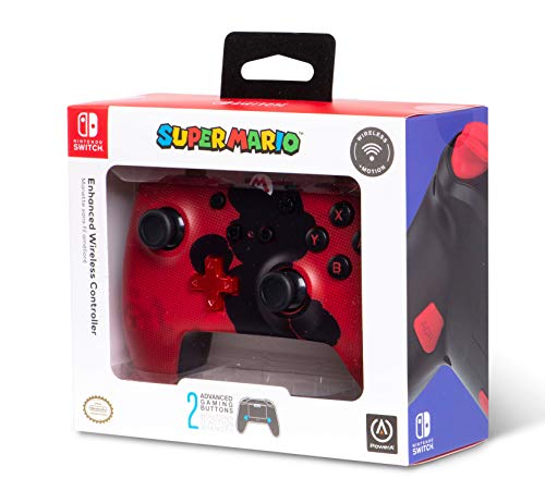 PowerA Enhanced Wireless Controller - Mario Silhouette - Nintendo Switch