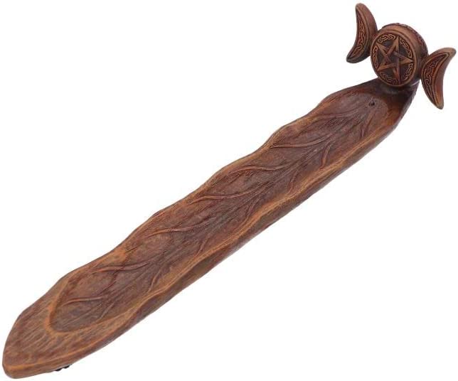 Nemesis Now Triple Moon Goddess Incense Holder 23.5cm, Bronze