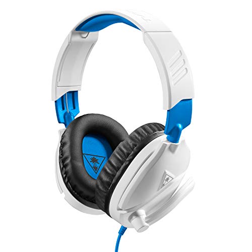 Turtle Beach Recon 70P White Gaming Headset para PS4, Xbox One, Nintendo Switch y PC