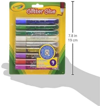 Crayola 9 Washable Glitter Glue