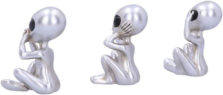 Nemesis Now Three Wise Aliens, Silver, 7.5cm (U5929V2)