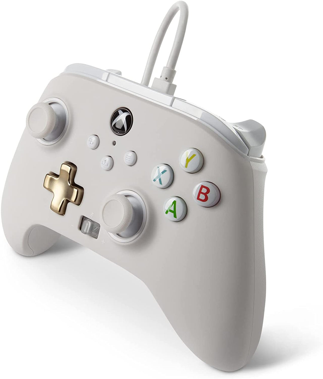 PowerA Enhanced Wired Controller for Xbox - Mist, White, gamepad, wired video ga