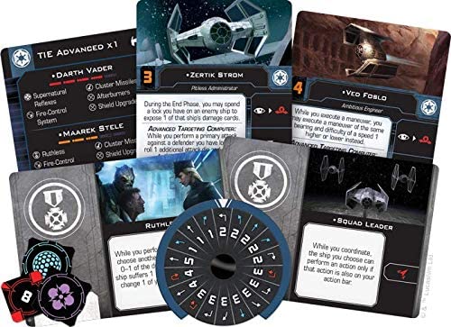Fantasy Flight Games Star Wars: X-Wing TIE Advanced x1 Expansion Pack (FFGSWZ15)