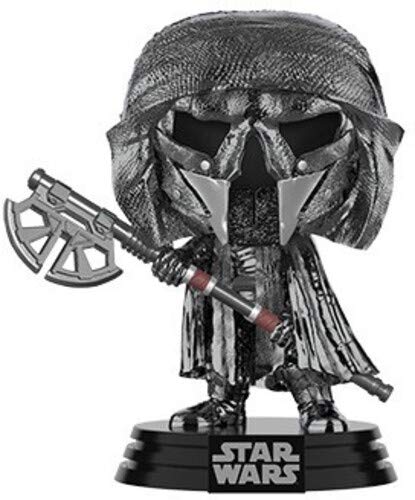 Star Wars: El Ascenso de Skywalker Caballero de Ren KOR (Hacha larga, Hematita) Cromo Funko 47251 Pop! Vinilo #325