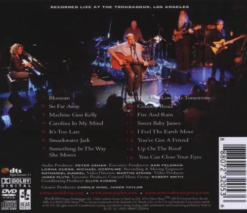 Live At The Troubadour - James Taylor Carole King James Taylor & Carole King  [Audio CD]