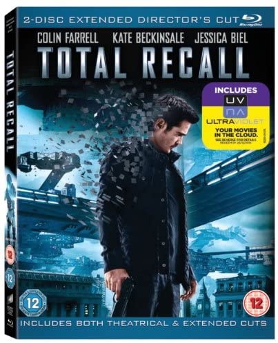 Total Recall [2012] [Region Free] - Action/Sci-fi [Blu-ray]