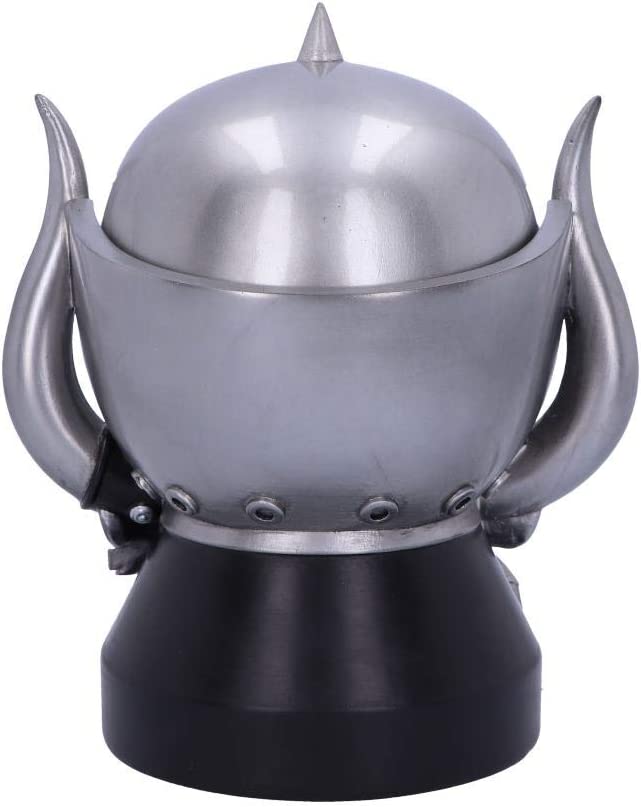 Nemesis Now B5113R0 Officially Licensed Motorhead Ace of Spades Warpig Snaggletooth Box, Polyresin, Silver, 16cm