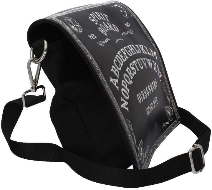 Nemesis Now B4369M8 Spirit Board Shoulder Bag 27cm Black, PU and Canvas