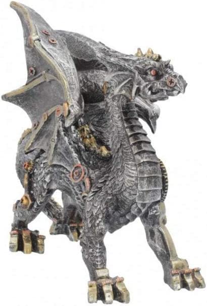 Nemesis Now Dracus Machina Figurine 21cm Silver