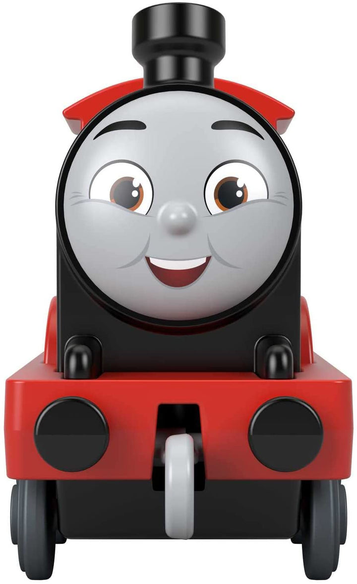 Fisher-Price Thomas & Friends die-cast push-along James toy train engine for pre