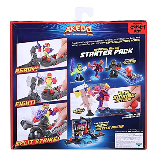 Akedo 14232 Ultimate Arcade Warriors Starter Pack Mini Battling Action Figures