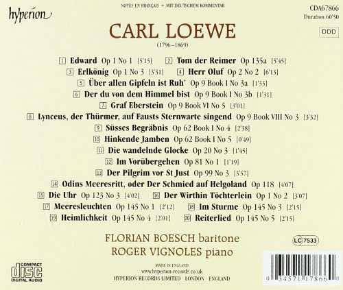 Loewe: Songs & Ballads [Audio CD]