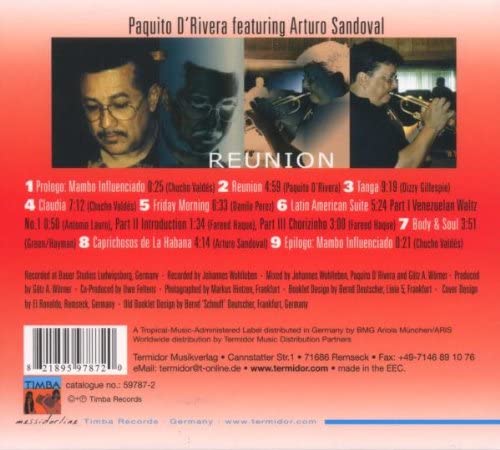 Paquito D'Rivera - Reunion [Audio CD]