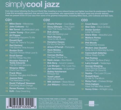 Simply Cool Jazz [Audio CD]