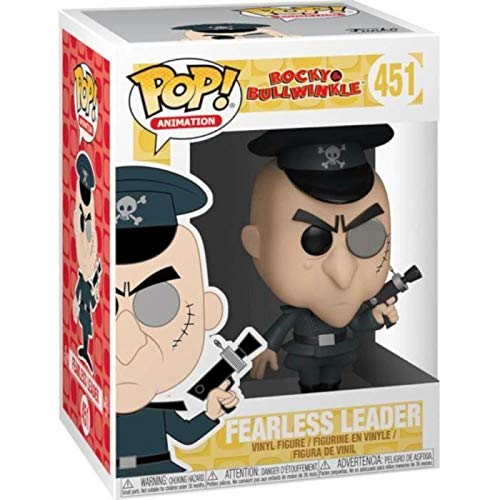 Rocky &amp; Bullwinkle Líder Intrépido Funko 33465 Pop! Vinyl