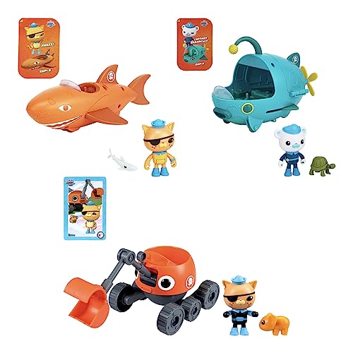 Octonauts Above & Beyond Terra Gup 3 And Kwazii Deluxe Toy Vehicle & Figure Set, Recreate Octonauts Missions