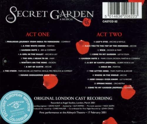 The Secret Garden (Original London Cast Recording) [Audio CD]