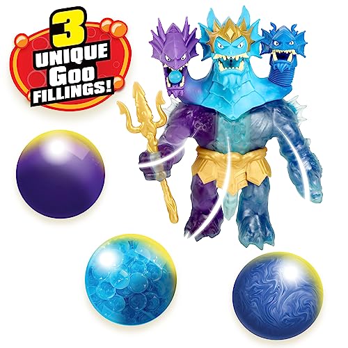 Heroes of Goo Jit Zu Deep Goo Sea King Hydra Figure With Triple Attack 3 in 1 Go