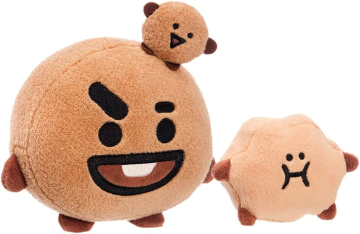 AURORA, 61462, BT21 Official Merchandise, SHOOKY Soft Toy, Small, Brown