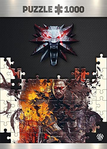 Good Loot The Witcher 3: Wild Hunt Monsters - 1000 Pieces Jigsaw Puzzle 68cm x 48cm | includes Poster and Bag | Game Artwork for Adults and Teenagers