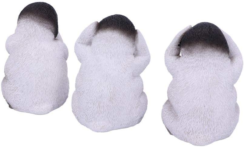 Nemesis Now U4921R0 See No, Hear No, Speak No Evil Emperor Penguin Chick Figurin