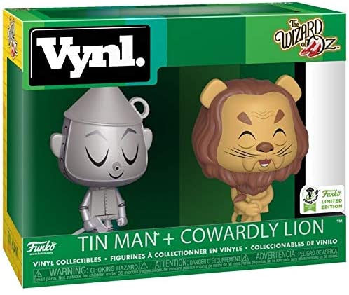 El Mago de Oz Hombre de Hojalata + León Cobarde Exclu Funko 35542 Vynl