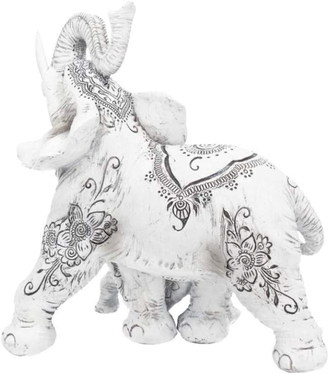 Nemesis Now Henna Happiness 17cm Figurine, White, One Size