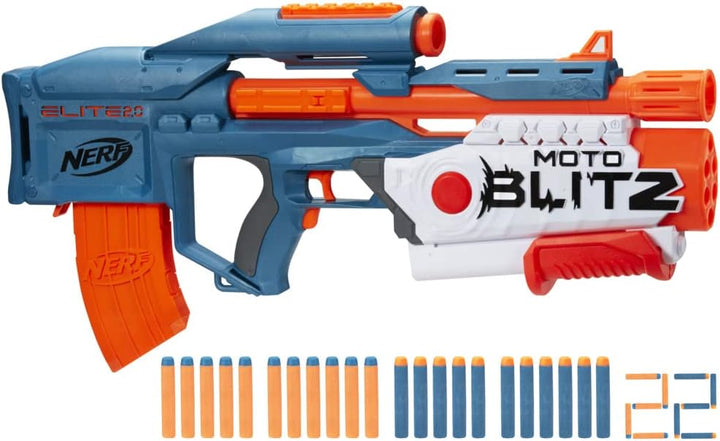 Nerf Elite 2.0 Motoblitz CS-10 Blaster, Motorised 10-Dart Blasting