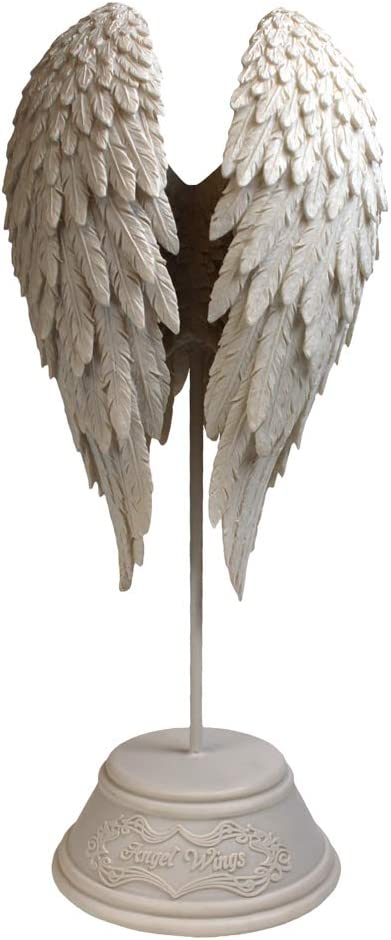 Nemesis Now B0720C4 Angel Wings Figurine 26cm White, Resin