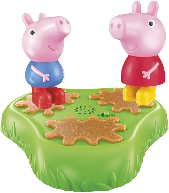 Peppa Pig Muddy Puddle Champion Board Game for Kids Ages 3 and Up, Preschool Game for 1-2 Players, Multicolor