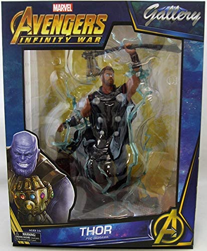 Diamond Select Toys APR182164 Marvel Gallery Avengers Infinity War Thor Scale PVC Figure 9 Inch