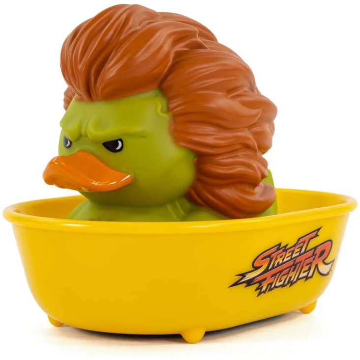 TUBBZ Street Fighter Blanka Collectible Rubber Duck Figurine – Official Street Fighter Merchandise – Unique Limited Edition Collectors Vinyl Gift