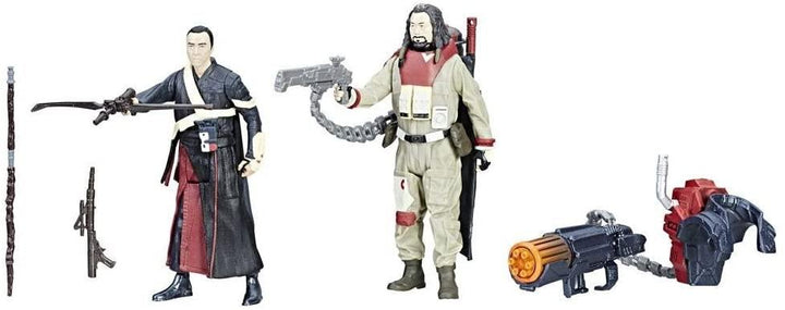 Star Wars The Last Jedi Chirrut Imwe and Baze Malbus Force Link 2 Pack - Yachew