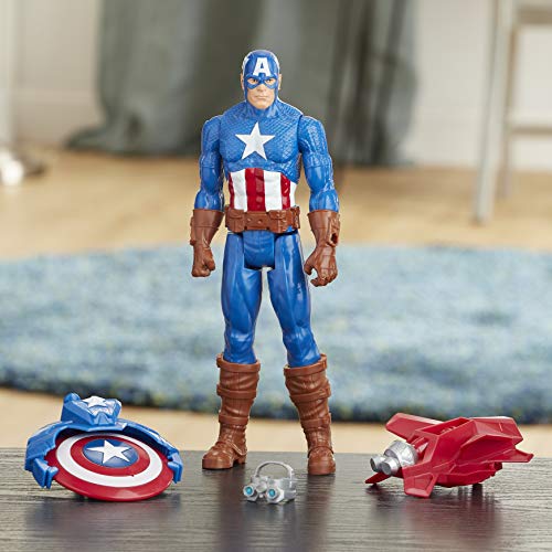 Marvel Avengers Titan Hero Series Blast Gear Captain America 30 cm Speelgoed