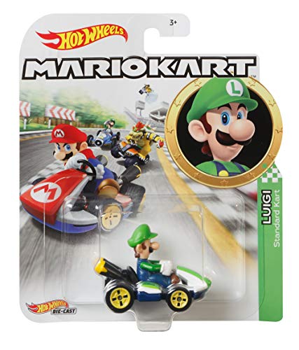 Hot Wheels GLP37 Mario Kart Luigi Standard Kart