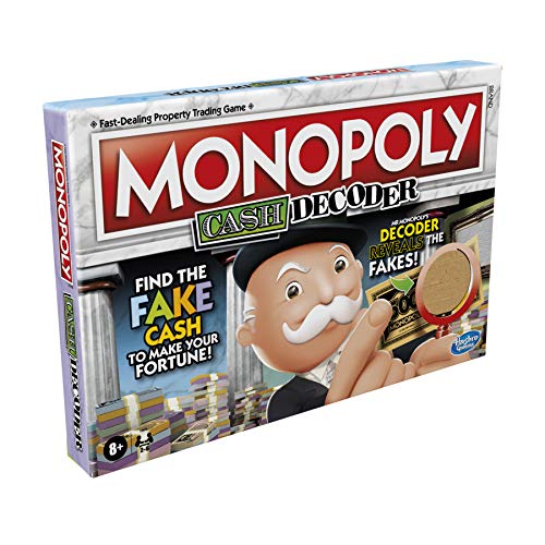 Monopoly Crooked Cash Board Game For Families and Kids Ages 8 and Up, Includes M