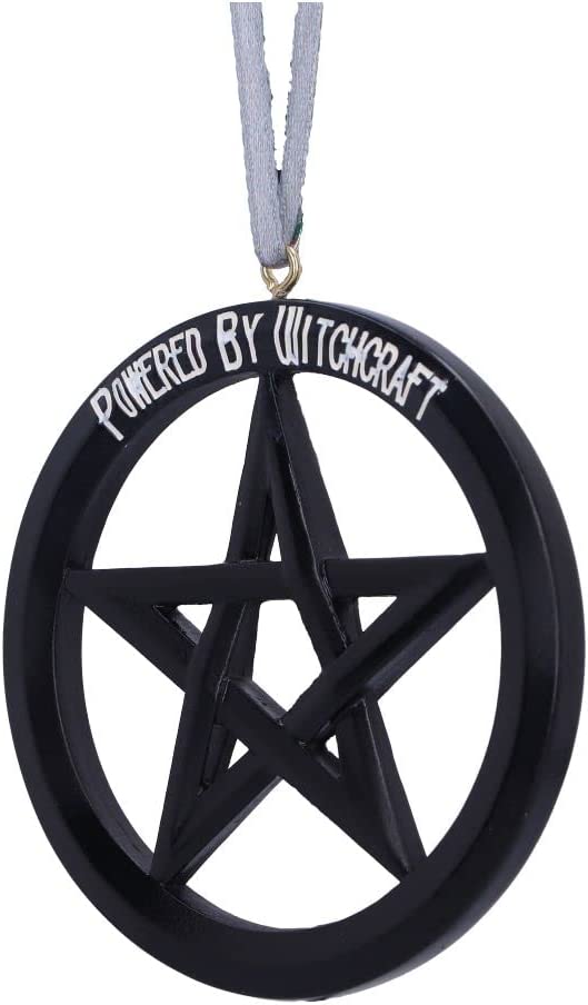 Nemesis Now Powered by Witchcraft Hanging Ornament 7cm, Black