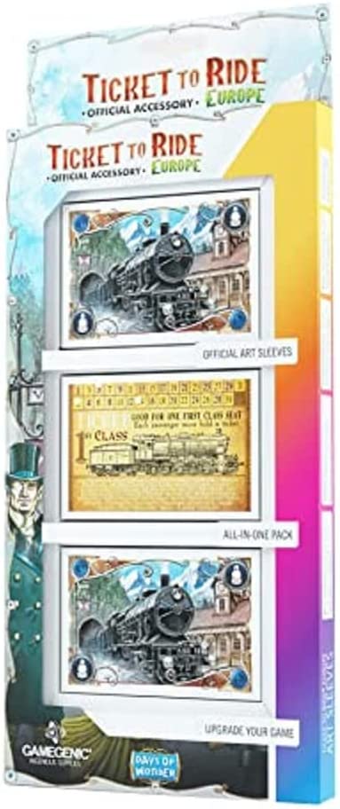 Ticket to Ride Europe Art Sleeves (168 Sleeves)