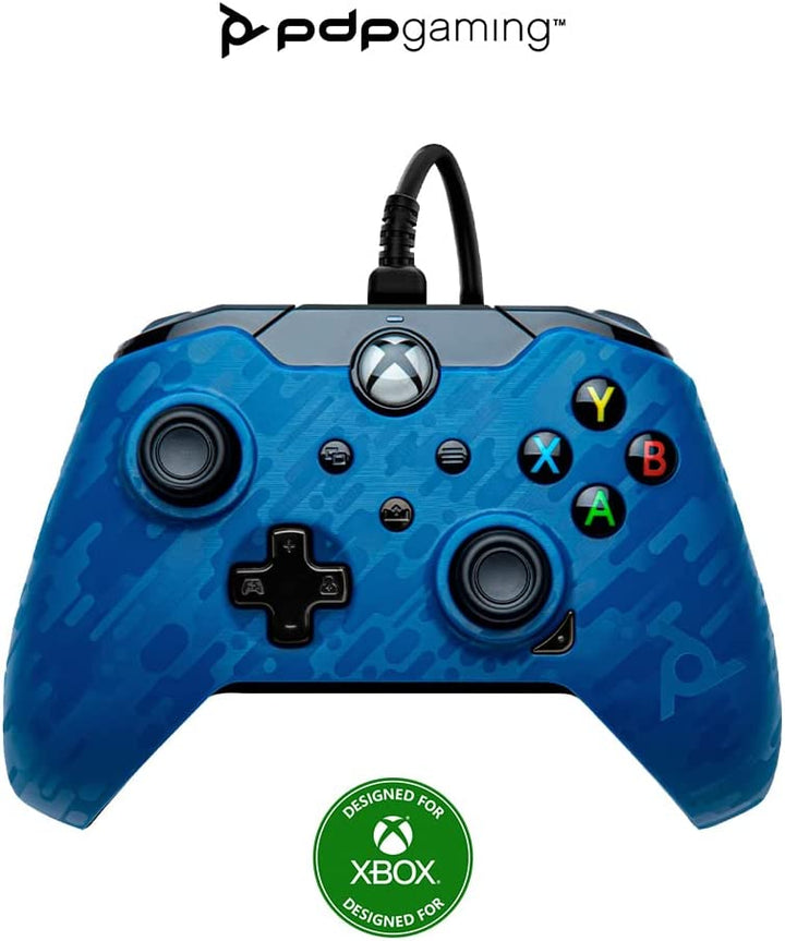 PDP Controller Wired for Xbox Series X?S, Revenant Blue