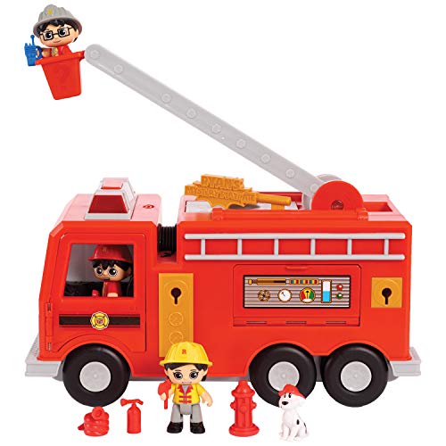 JP Ryan's World JPL79670 Flair Ryan's Playdate Fire Truck Mystery Box, Multicolor