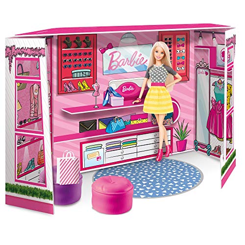 Lisciani Giochi - 76918 Children's Barbie Fashion Boutique Game with Doll