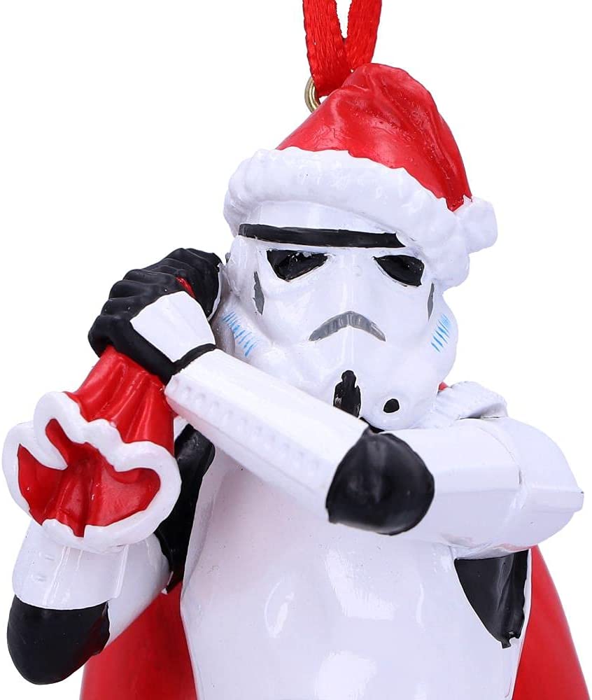 Nemesis Now Stormtrooper Santa Sack Hanging Ornament 13cm, White